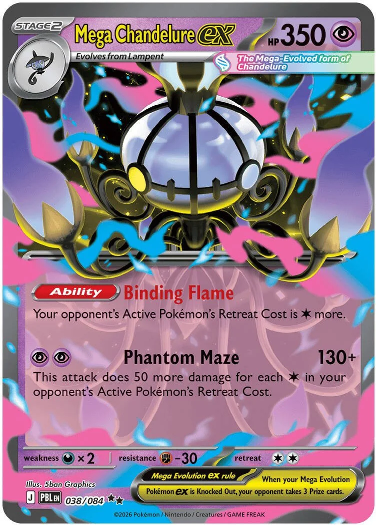 Mega Chandelure EX - 038-084