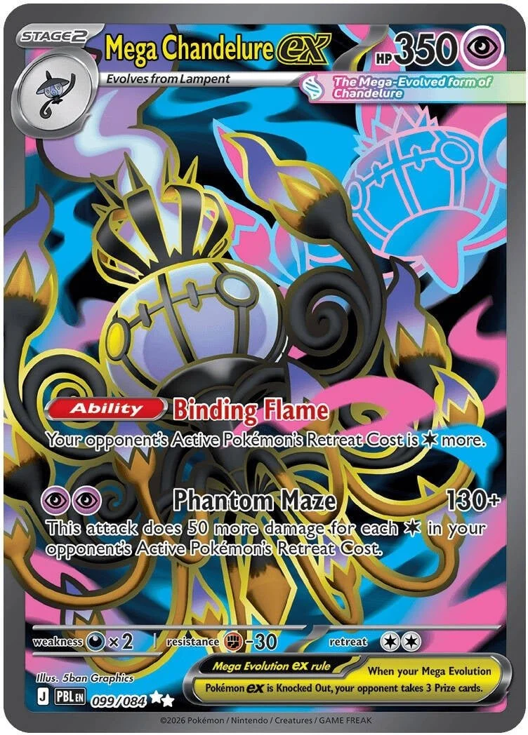 Mega Chandelure EX - 099-084 - FULL ART