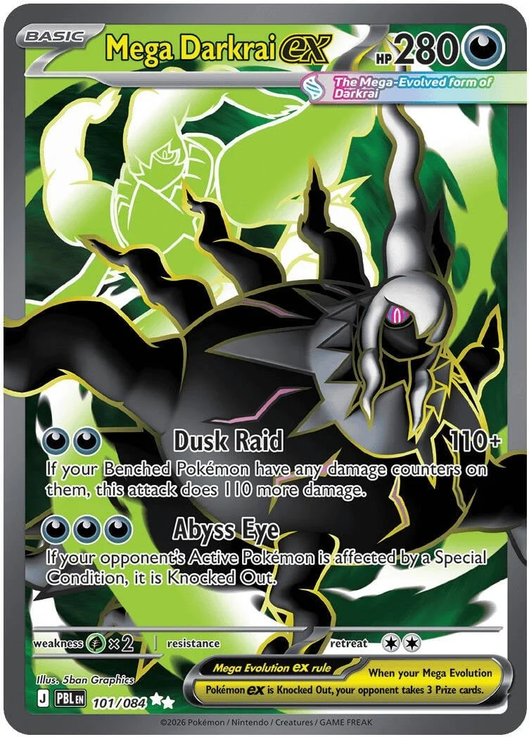 Mega Darkrai EX - 101-084 - FULL ART