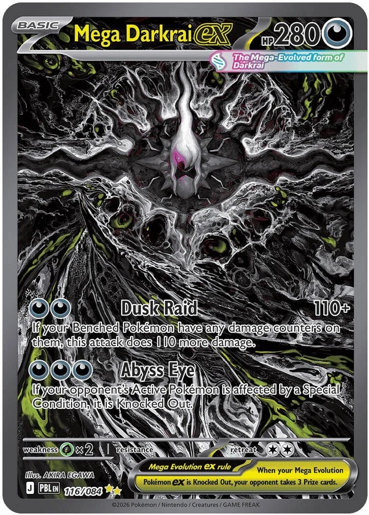 Mega Darkrai EX - 116-084 - Special Illustration Rare