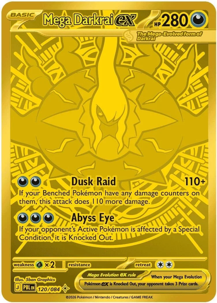 Mega Darkrai EX - 120-084 - Secret Rare