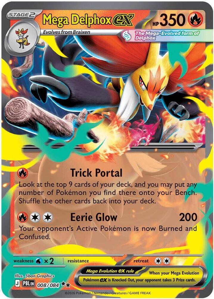 Mega Delphox EX - 008-084