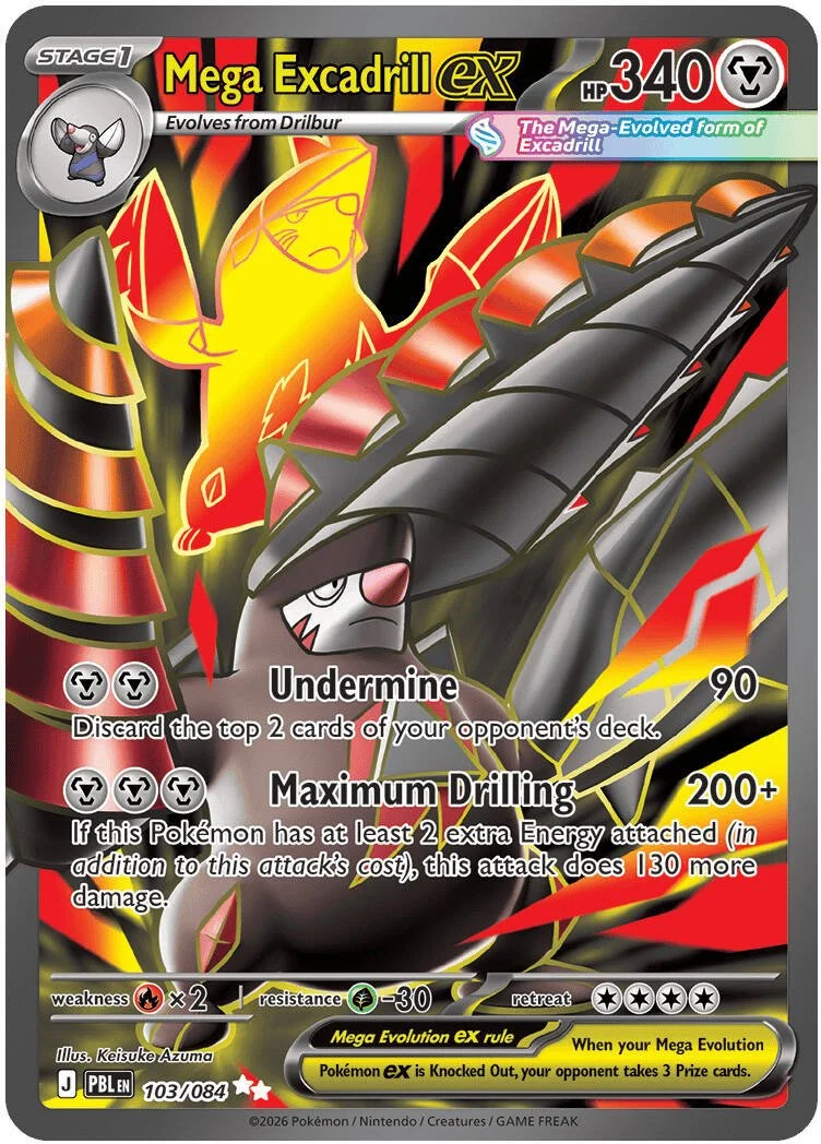 Mega Excadrill EX - 103-084 - FULL ART