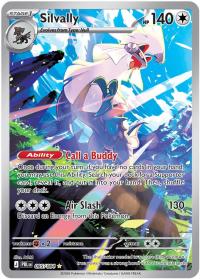 pokemon me05 pitch black silvally 095 084 illustration rare