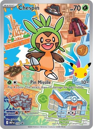 pokemon mep mega evolution promos chespin mep058