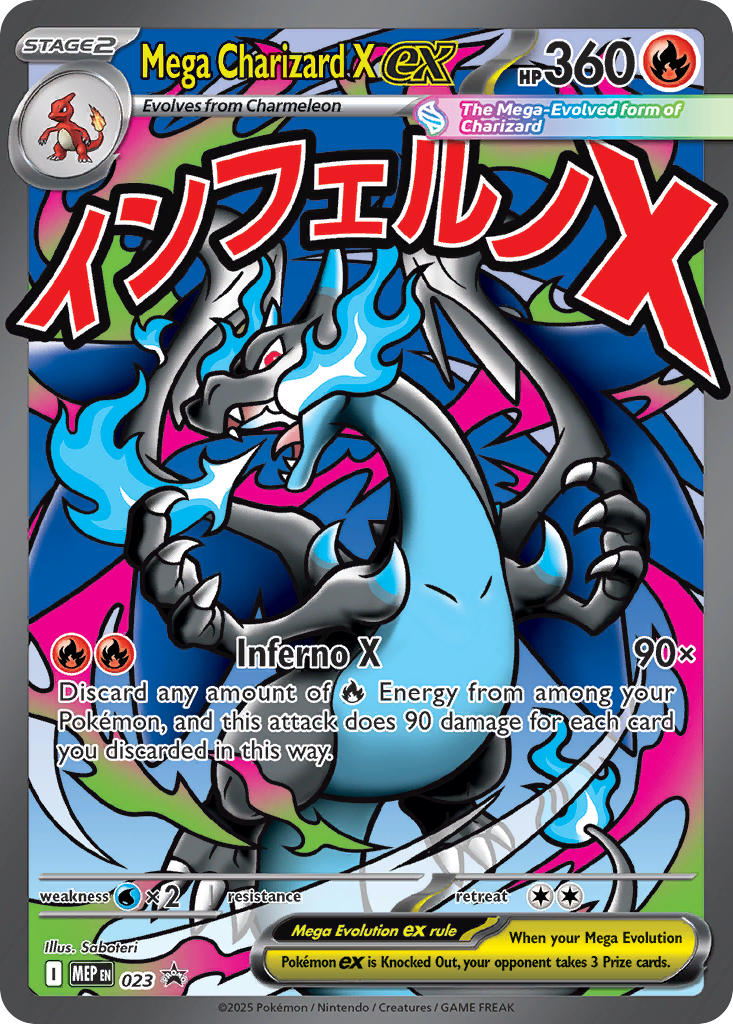 Mega Charizard X EX - MEP023