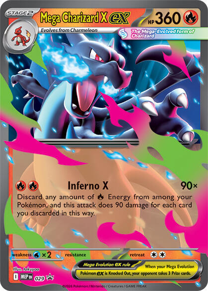 Mega Charizard X EX - MEP029