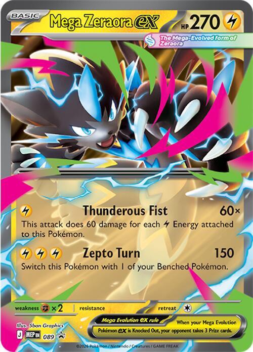 Mega Zeraora EX - MEP089