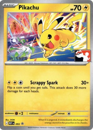 pokemon mep mega evolution promos pikachu mep093 winner