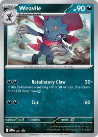 pokemon mep mega evolution promos weavile mep021
