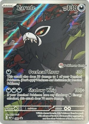 pokemon mep mega evolution promos zarude mep088 pokemon center