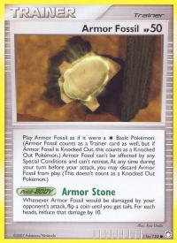 pokemon mysterious treasures armor fossil 116 123