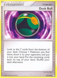 pokemon mysterious treasures dusk ball 110 123