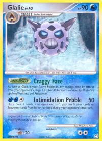 pokemon mysterious treasures glalie 25 123