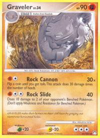 pokemon mysterious treasures graveler 51 123