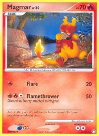 pokemon mysterious treasures magmar 54 123