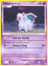 pokemon mysterious treasures nidoran 91 123 rh