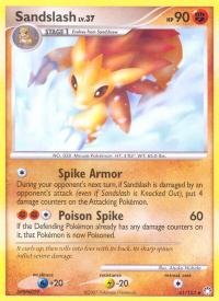 pokemon mysterious treasures sandslash 61 123