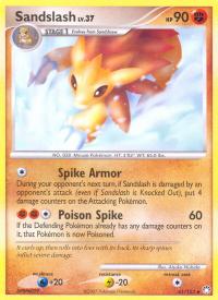 pokemon mysterious treasures sandslash 61 123