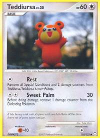 pokemon mysterious treasures teddiursa 105 123 rh