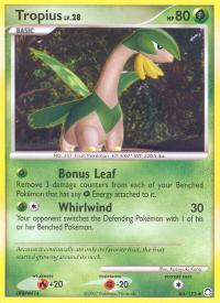 pokemon mysterious treasures tropius 64 123