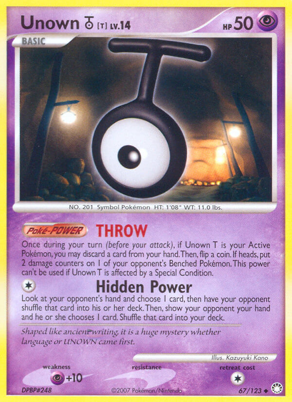 Unown T - 67-123 (RH)