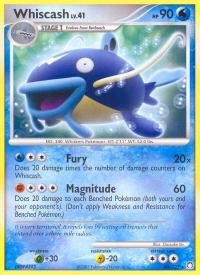 pokemon mysterious treasures whiscash 40 123