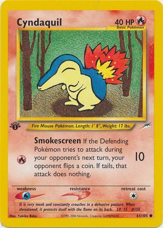 Cyndaquil - 61-105 1st Edition