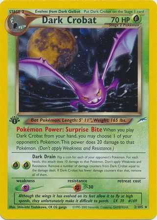 Dark Crobat - 2-105   1st Edition