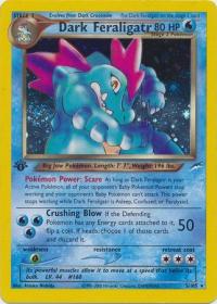 pokemon neo destiny 1st edition dark feraligatr 5 105 1st edition