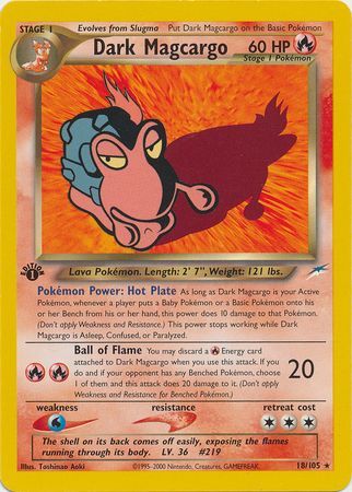 Dark Magcargo - 18-105 1st Edition