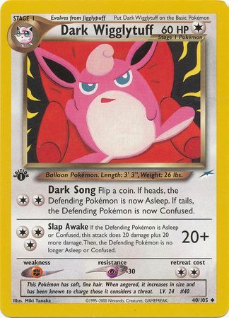 Dark Wigglytuff - 40-105 1st Edition