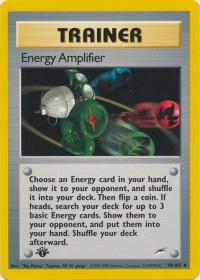 pokemon neo destiny 1st edition energy amplifier 98 105 1st edition