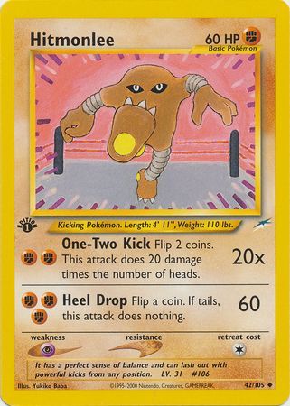 Hitmonlee - 42-105 1st Edition