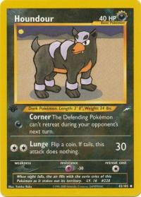 pokemon neo destiny 1st edition houndour 43 105 1st edition