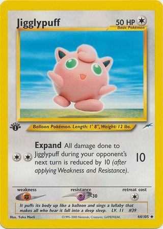 Jigglypuff - 44-105 1st Edition