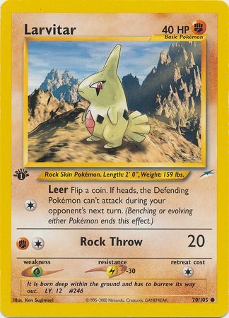 Larvitar - 70-105 1st Edition