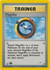 pokemon neo destiny 1st edition magnifier 101 105 1st edition
