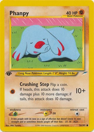 Phanpy - 76-105 1st Edition