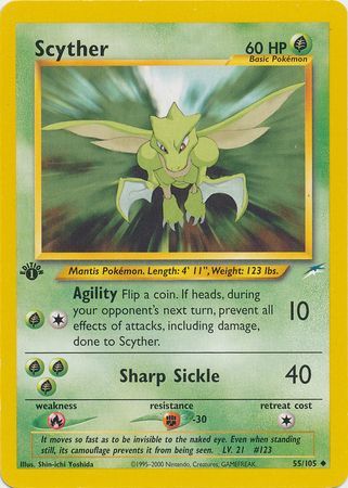 Scyther - 55-105 1st Edition