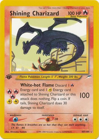 Shining Charizard (Triple Star) - 107-105 1st Edition