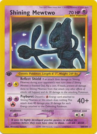 Shining Mewtwo (Triple Star) - 109-105  1st Edition