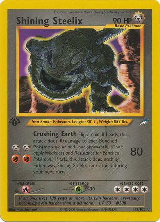 Shining Steelix (Triple Star) - 112-105 1st Edition