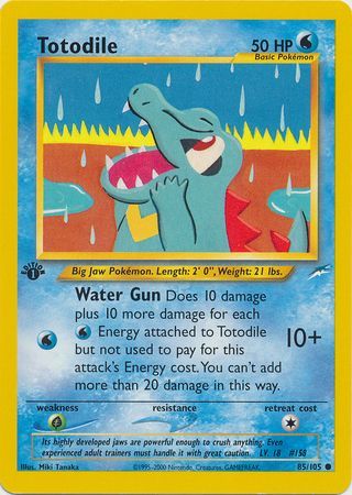 Totodile - 85-105 1st Edition
