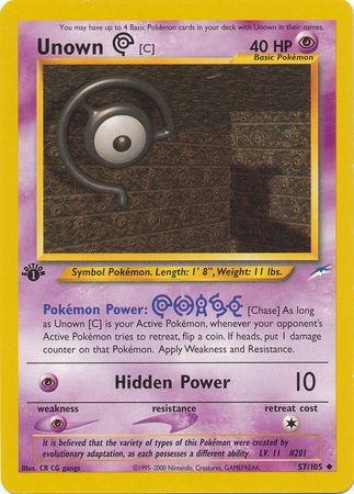 Unown C - 57-105 1st Edition