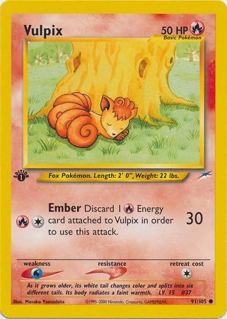 Vulpix - 91-105 1st Edition