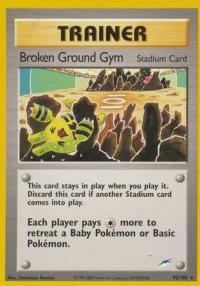 pokemon neo destiny broken ground gym 92 105