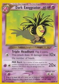 pokemon neo destiny dark exeggutor 33 105