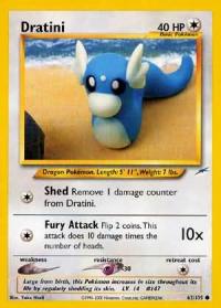 pokemon neo destiny dratini 63 105