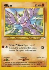 pokemon neo destiny gligar 67 105
